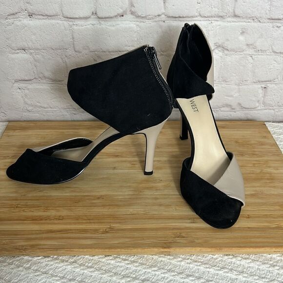 Nine West Twist Peep Toe Pump EUC - Picture 2 of 9